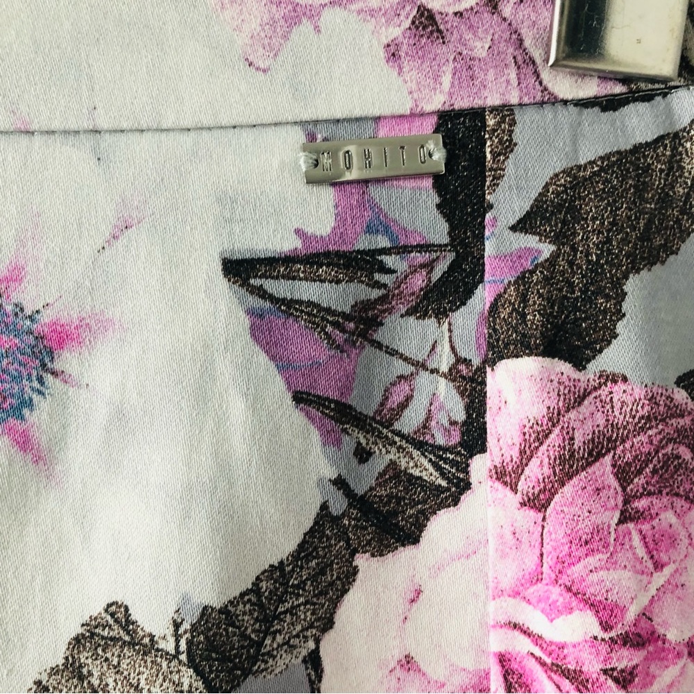 Mohito | Cotton Floral Pencil Skirt - Picture 5 of 9